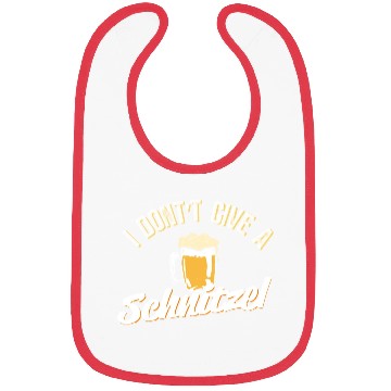 Discover Dont give a Schnitzel - Funny saying Bibs