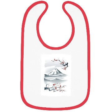 Discover Fuji Cherry Blossom Cherry Tree Japan Bibs