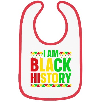 Discover I Am black History Bibs