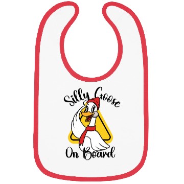 Discover Silly Goose On Board, Sign Silly Goose Funny Yield Bibs