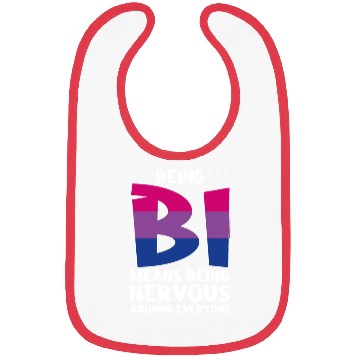 Discover Being Bi Bisexual Pride Kawaii Cat Bibs