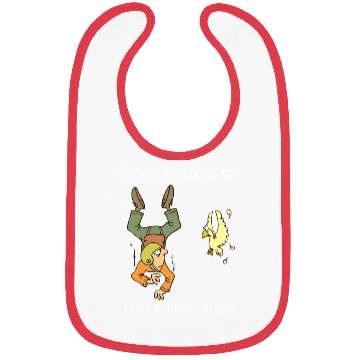 Discover Don't Follow Me I Do Stupid Things Sky Diving Bibs