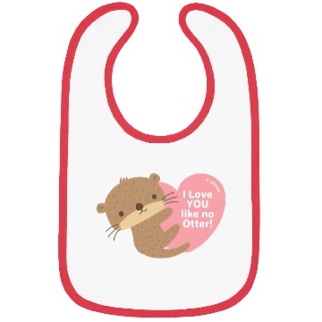 Discover Cute I Love You Like No Otter Bibs