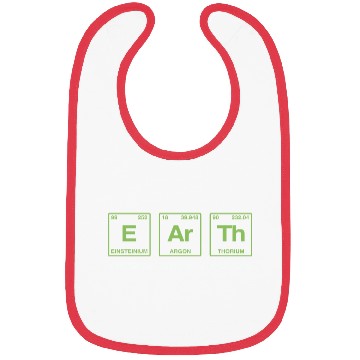 Discover EARTH - written in elements of the periodic table Bibs