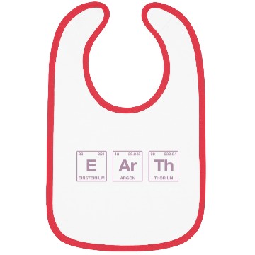 Discover EARTH - written in elements of the periodic table Bibs