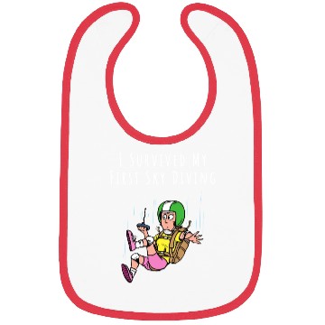 Discover I Survived My First Sky Diving Bibs