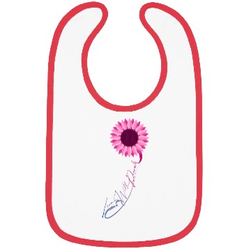 Discover Love Will Prevail Bisexual Sunflower Bi Pride Bibs