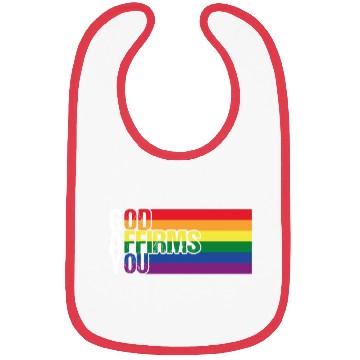 Discover Gay God Affirms You Pride Month Rainbow LGBT Flag Bibs