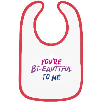 Discover You're Bi-Eautiful To Me Bisexual Pride Bibs