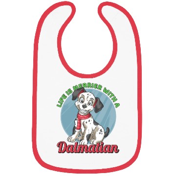Discover Dalmatian Life's Merrier With A Dalmatian Bibs
