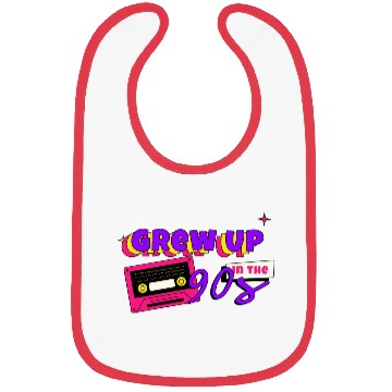 Discover Grew up in the 90s - Nostalgia Bibs