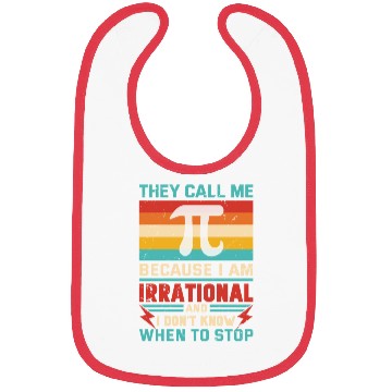 Discover Funny Pi Day Bibs Math Pi Day 3 14 They Call Me
