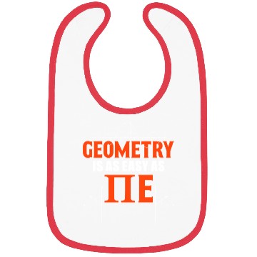 Discover Funny Pi Day Bibs Math Bibs Geometry