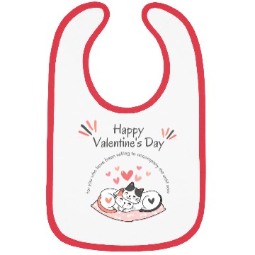 Discover Happy Valentine's Day Bibs