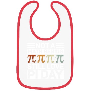 Discover Not A Math Genius Still Love Pi Day - Funny Pi Day Bibs