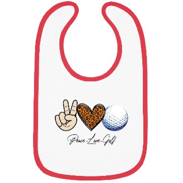 Discover peace love Golf Bibs