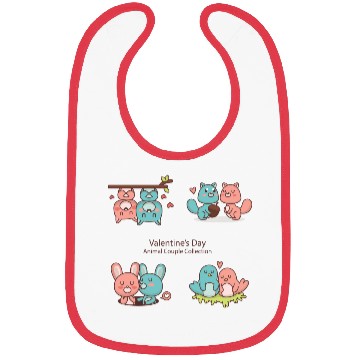 Discover Love Axolotl Pink Valentine Day Salamander Lover. Bibs