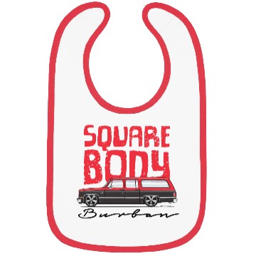Discover square Cardinal Red Bibs