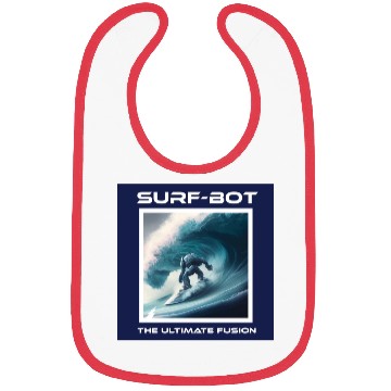 Discover Backside Robot Surfer Bibs