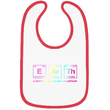 Discover EARTH - written in elements of the periodic table Bibs