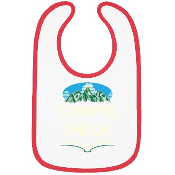 Discover Campfire Smellin Camping Summer Camper Tropical Fa Bibs