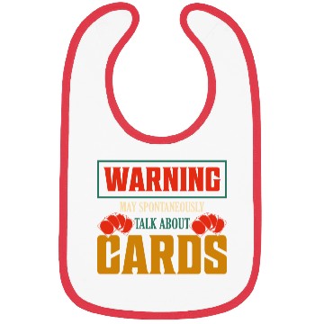 Discover Warning may spontaneously talk about cards Trading Bibs
