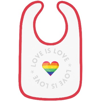 Discover love is love Bibs
