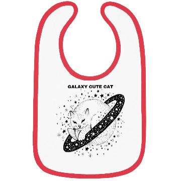 Discover Galaxy Cut Cat Bibs