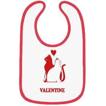 Discover My Cat Is My Valentine Bibs