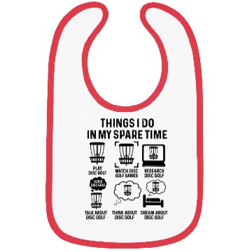 Discover Things I Do In My Spare Time Disc Golf Bibs