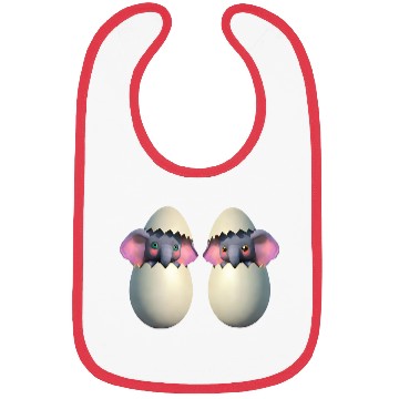Discover Baby elephant hatch Bibs