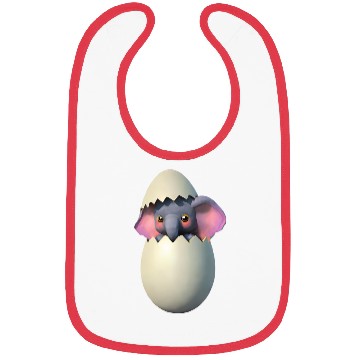 Discover Baby elephant hatch Bibs