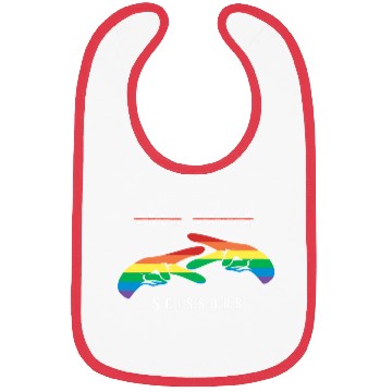Discover Rock Paper Scissors | Funny Lesbian Pride LGBT Bibs