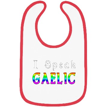 Discover St Patricks Day Rainbow LGBT | I Speak Gaelic Bibs