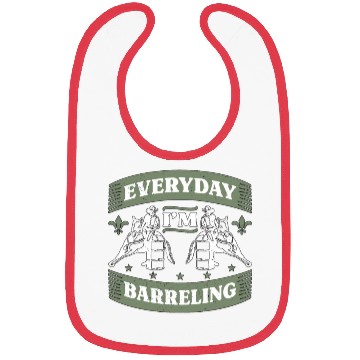 Discover Barrel Racing Everyday I'm Barreling Barrel Race Bibs