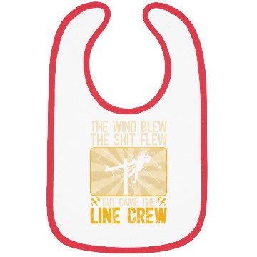 Discover Funny Electrical Lineman Saying Thank A Lineman Bibs