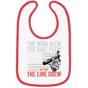 Discover Funny Electrical Lineman Saying Thank A Lineman Bibs
