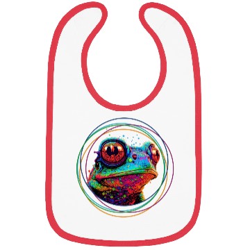 Discover color frog Bibs