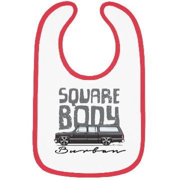 Discover SQUARE Charcoal Bibs