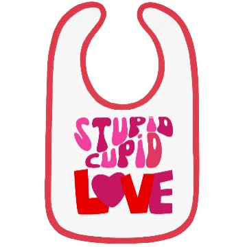 Discover stupid cupid Bibs