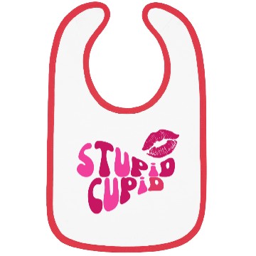 Discover stupid cupid Bibs