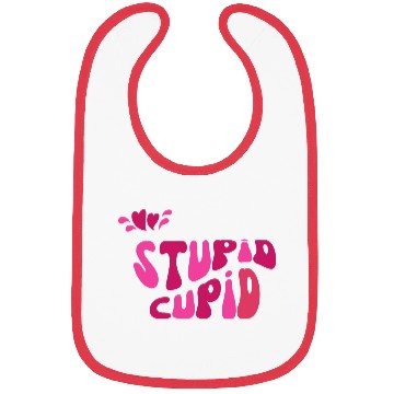 Discover stupid cupid Bibs