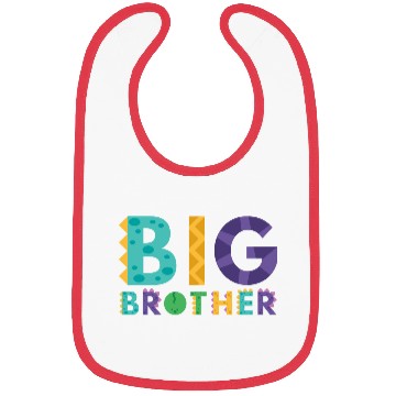 Discover Big Brother Boy Dino Lover Bibs