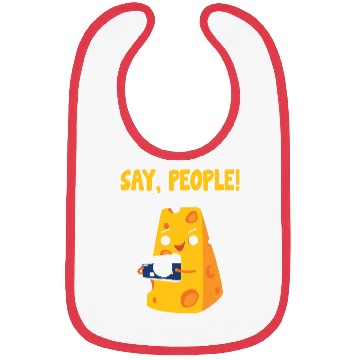 Discover Say People - Cheese Bibs