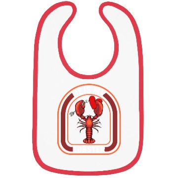 Discover Valentines Bibs, He Is My Lobster Holding Red