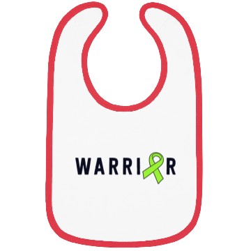 Discover Warrior Lime Green Awareness Ribbon Lyme Disease Bibs