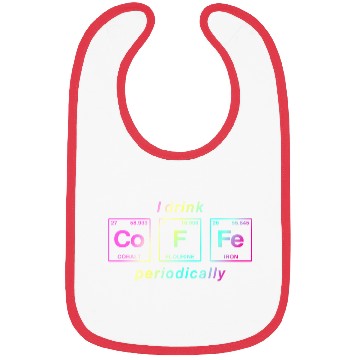 Discover COFFEE - with elements of the periodic table Bibs