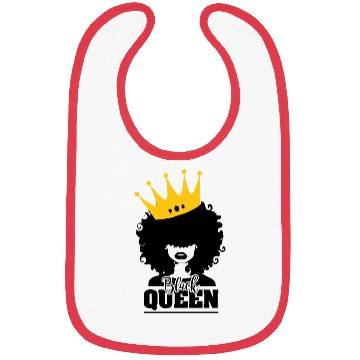 Discover Black Queen Bibs