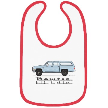 Discover bowtie Light Blue Bibs