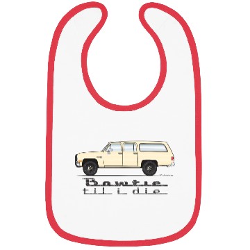 Discover bowtie Santa Fe Tan Bibs